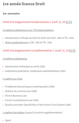 Programme Pantheon Assas