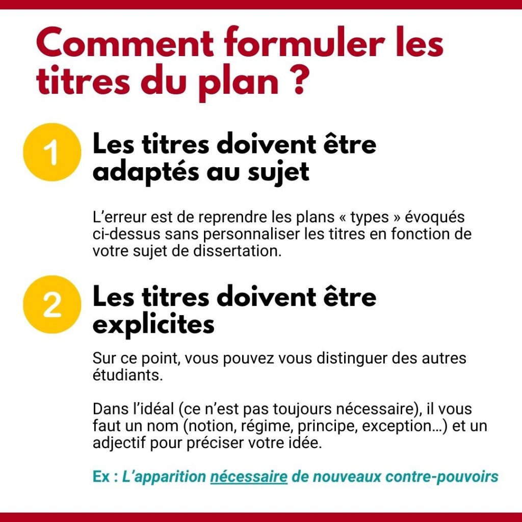 Trouver un plan de dissertation