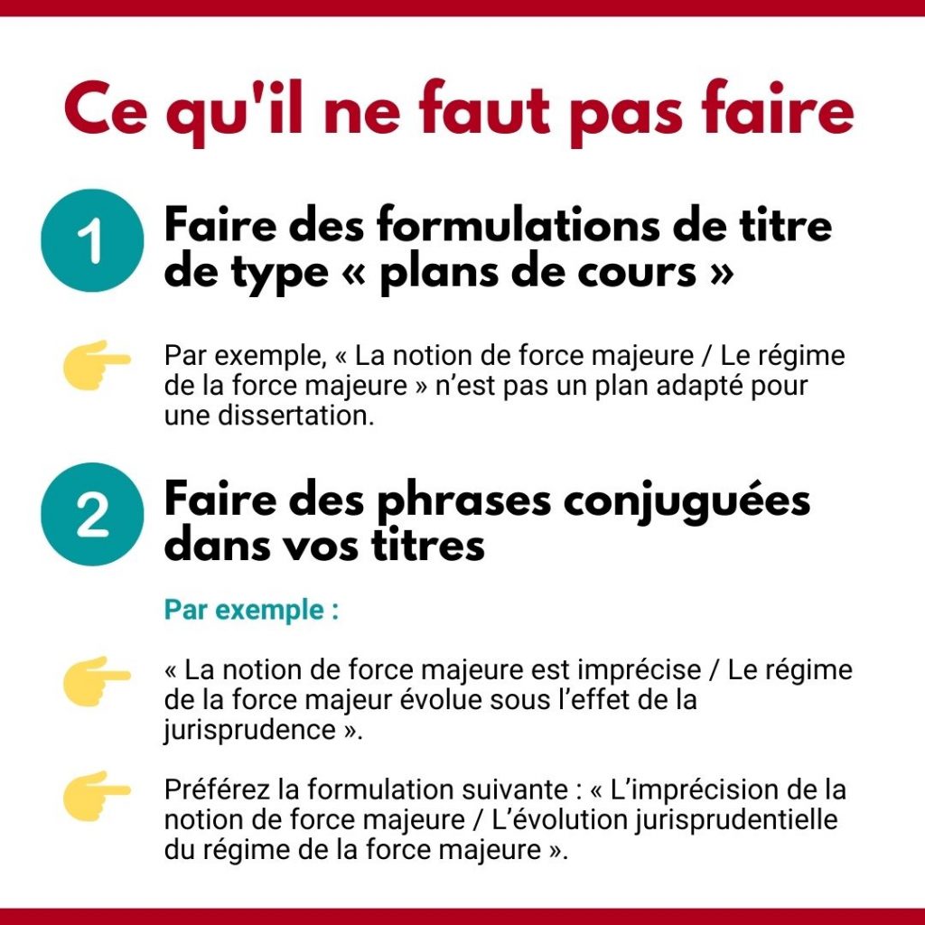 Trouver un plan de dissertation