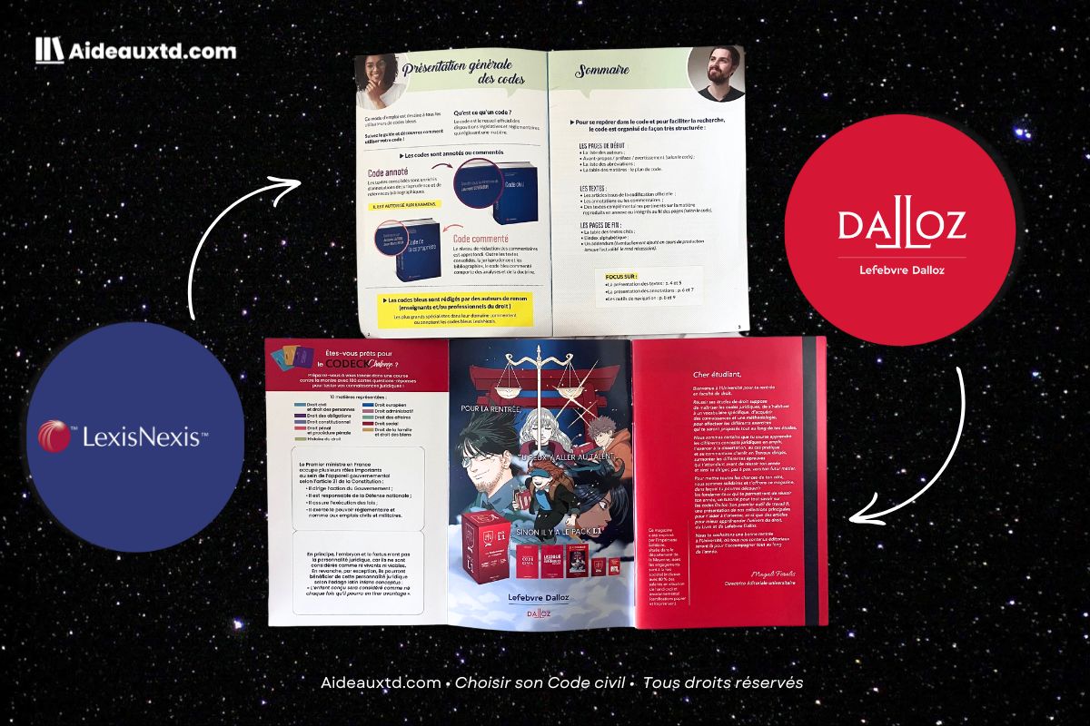 Guides Dalloz et LexisNexis. Contenu