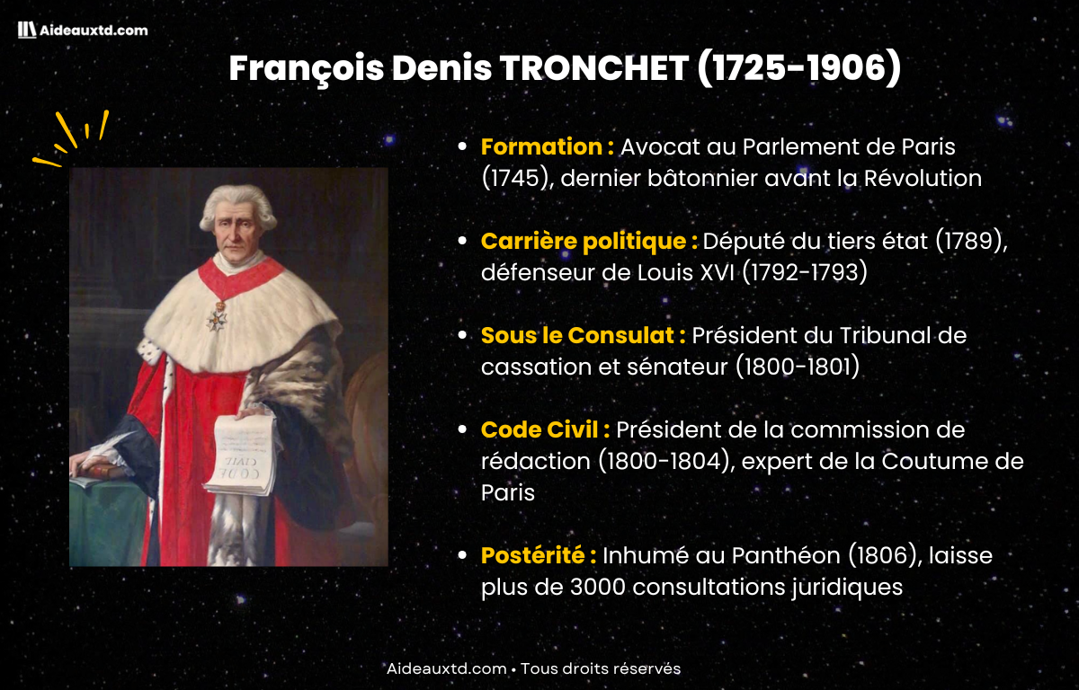 Francois Denis TRONCHET 1725 1906