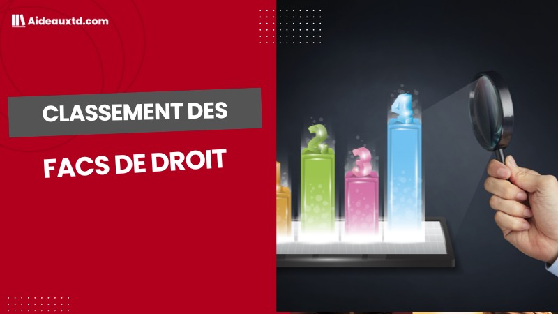 Classement des facs / universités de Droit (2026)