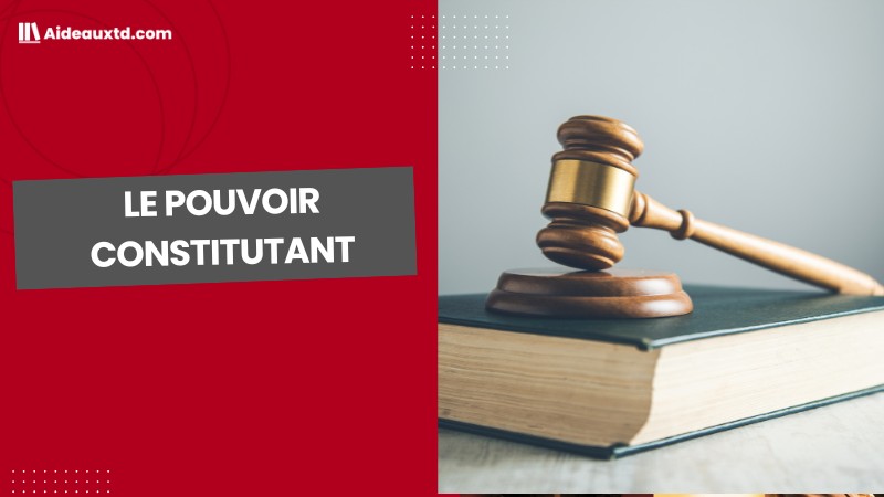 Le pouvoir constituant (Droit constitutionnel)