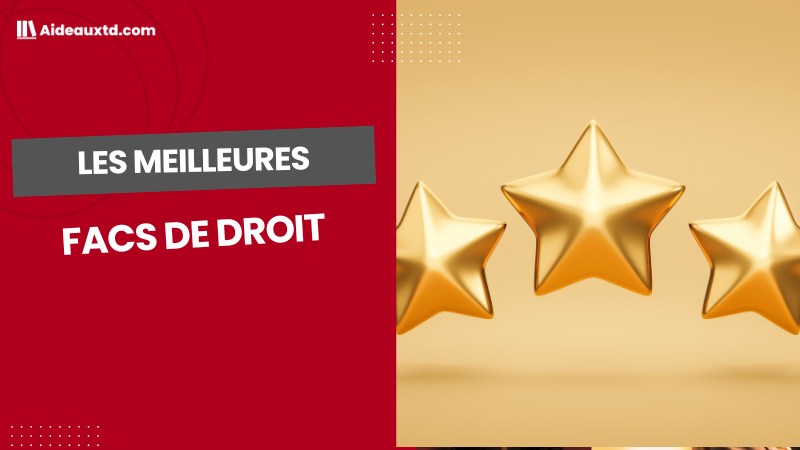 Les Meilleures Facs de Droit en France (2026)